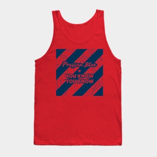 prussian blue Tank Top